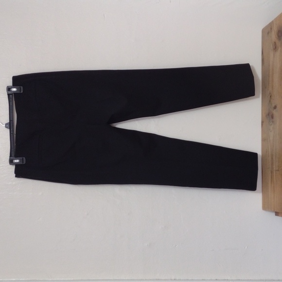 Talbots Petites Black Classic Side Zip High Waist Slim Leg Pants Size 10p - Picture 4 of 12